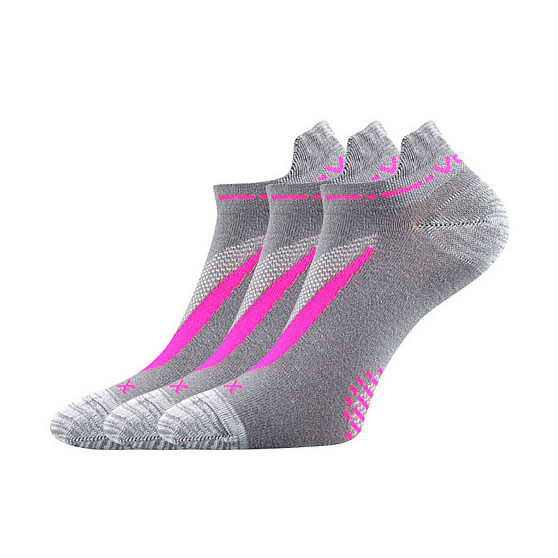 3PACK ponožky VoXX šedé (Rex 10-greypink)