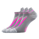 3PACK ponožky VoXX šedé (Rex 10-greypink)