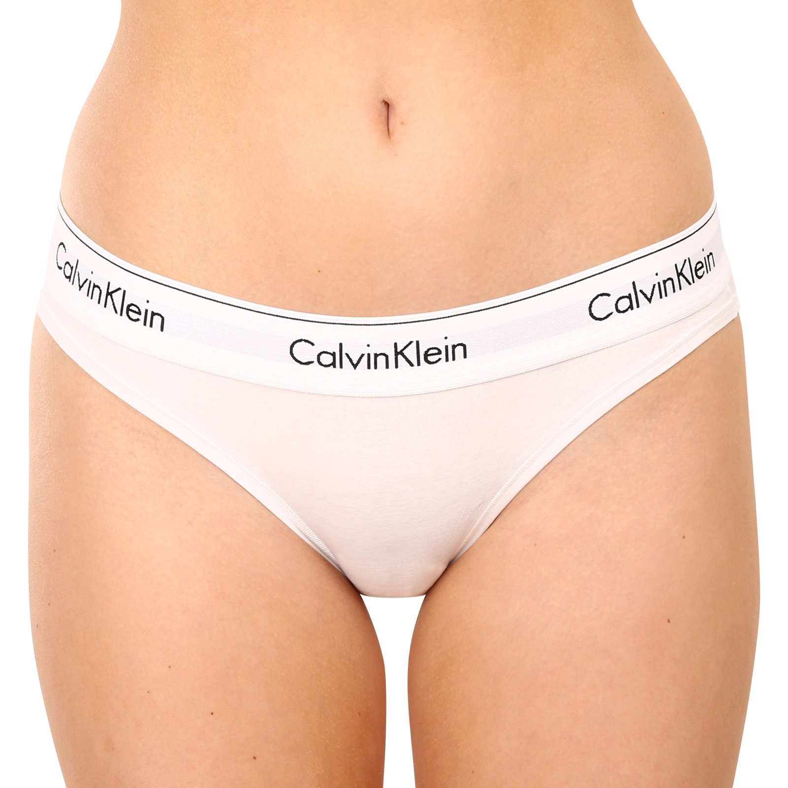 E-shop Dámské kalhotky Calvin Klein bílé