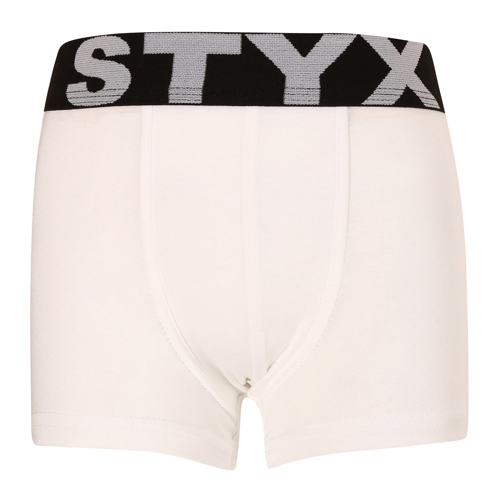 E-shop Dětské boxerky Styx sportovní guma bílé