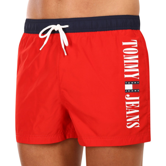 Pánské plavky Tommy Hilfiger červené (UM0UM02755 XNL)