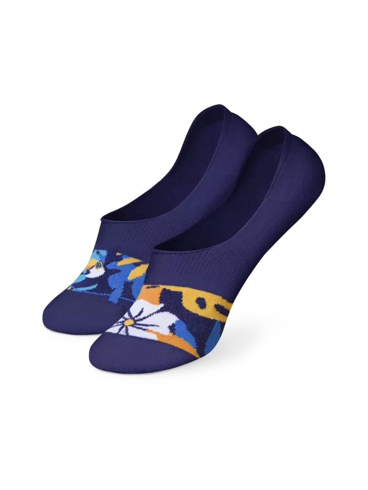 E-shop Veselé extra nízké ponožky Dedoles Tropický tukan