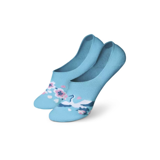 Veselé extra nízké ponožky Dedoles Sakura a volavka (D-U-SC-NSS-C-C-1370)
