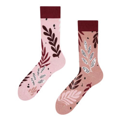 Veselé ponožky Dedoles Růžové listy (D-U-SC-RS-C-RC-1556)