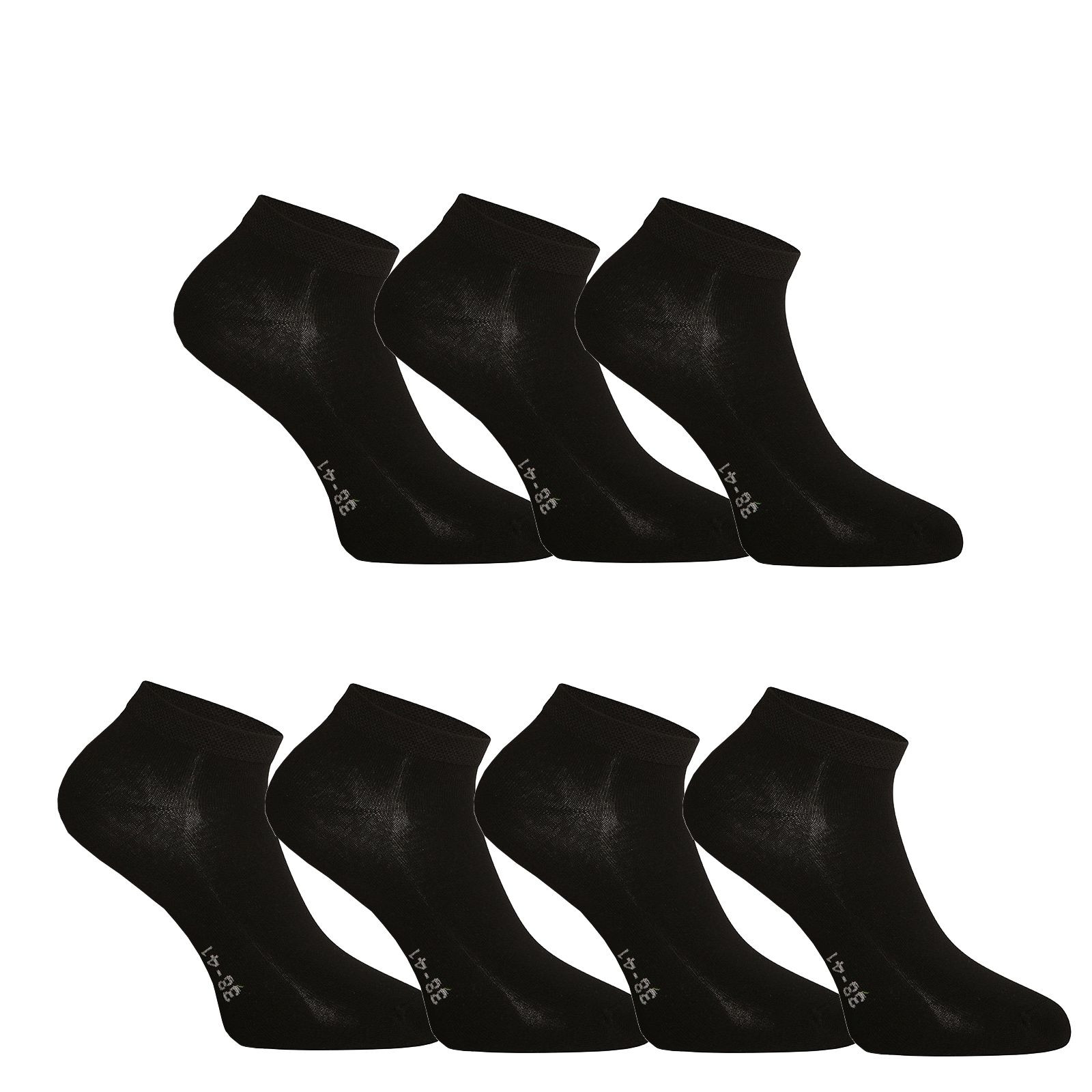 E-shop 7PACK ponožky Gino bambusové černé