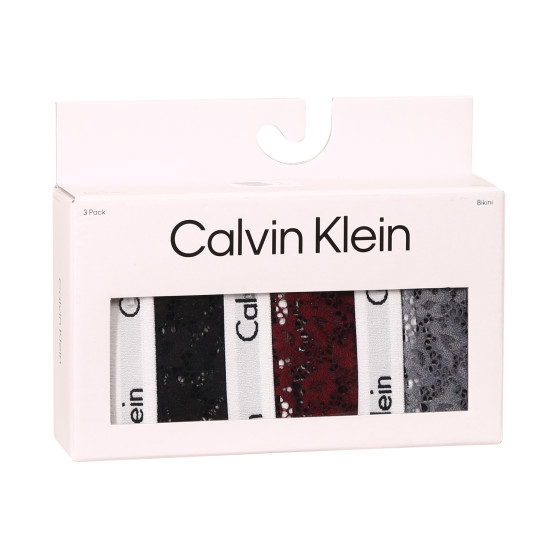 3PACK dámské kalhotky Calvin Klein vícebarevné (QD3926E-BP7)