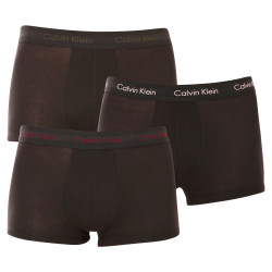 3PACK pánské boxerky Calvin Klein černé (U2664G-CA0)