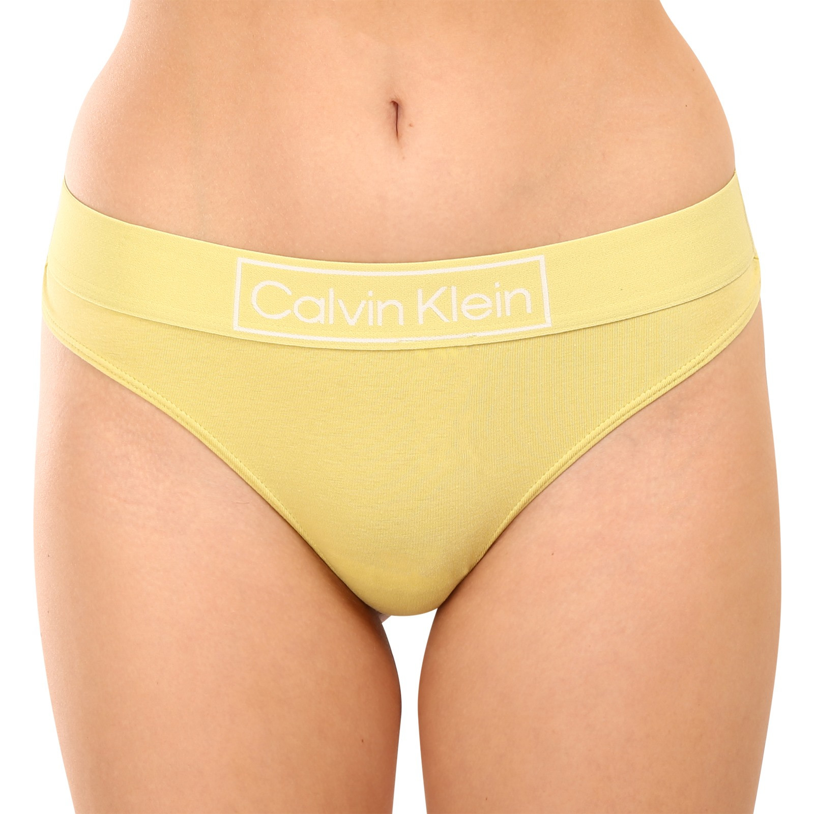 E-shop Dámská tanga Calvin Klein žlutá