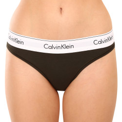 Dámské kalhotky Calvin Klein tmavě zelené (F3787E-9MD)