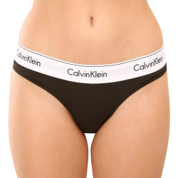 Dámské kalhotky brazilky Calvin Klein tmavě zelené (QF5981E-9MD)