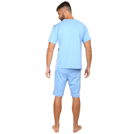 Pánské pyžamo Foltýn nadrozměr modré (FPKN13)
