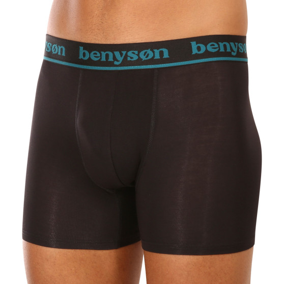 3PACK pánské boxerky Benysøn bambusové černé (BENY-7015)