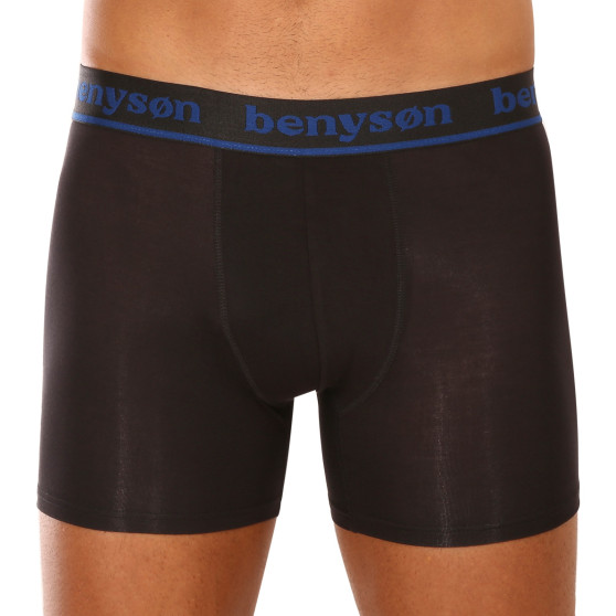 3PACK pánské boxerky Benysøn bambusové černé (BENY-7015)