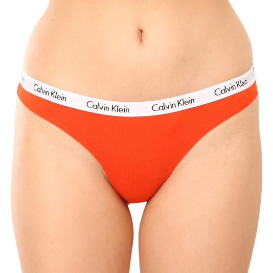 5PACK dámská tanga Calvin Klein vícebarevná (QD3585E-HX2)