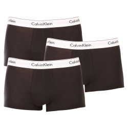 3PACK pánské boxerky Calvin Klein černé (NB1085A-001)