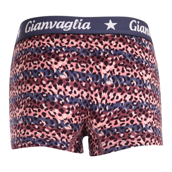 Dívčí kalhotky s nohavičkou boxerky Gianvaglia fialové (813)