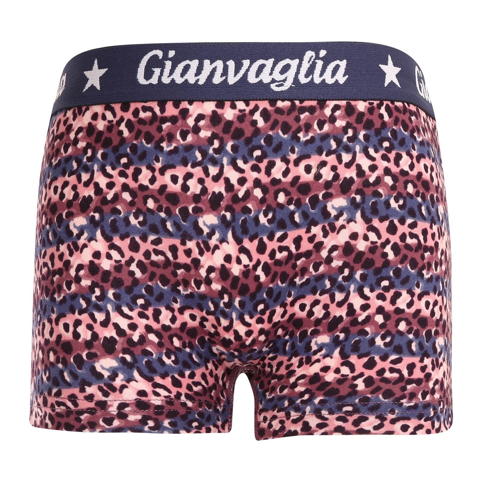 E-shop Dívčí kalhotky s nohavičkou boxerky Gianvaglia fialové