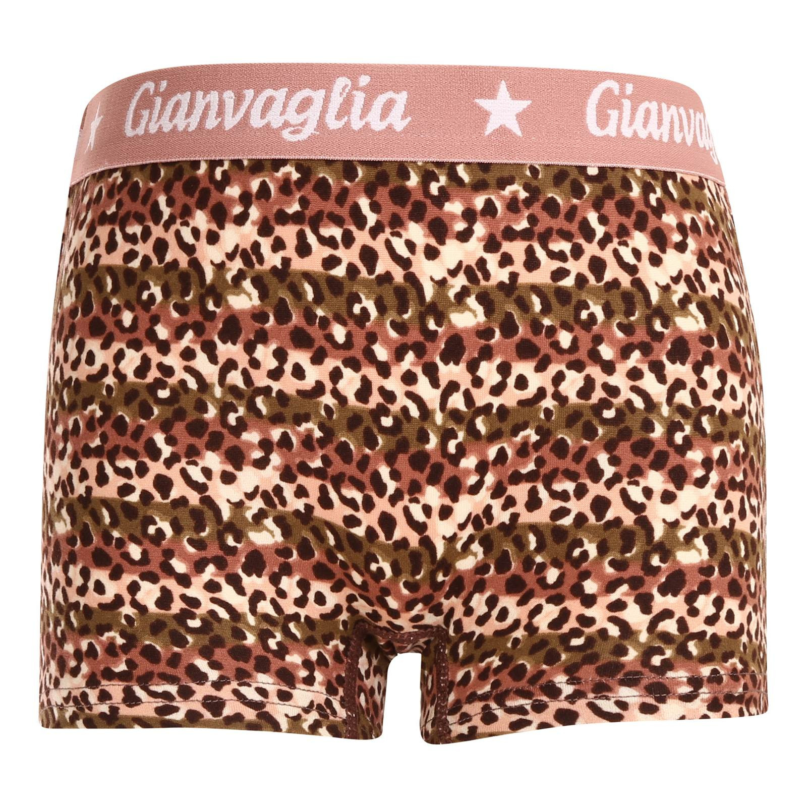 E-shop Dívčí kalhotky s nohavičkou boxerky Gianvaglia růžové
