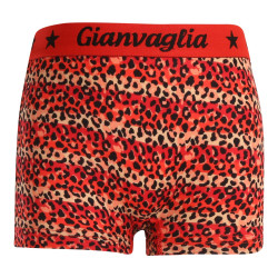 Dívčí kalhotky s nohavičkou boxerky Gianvaglia červené (813)