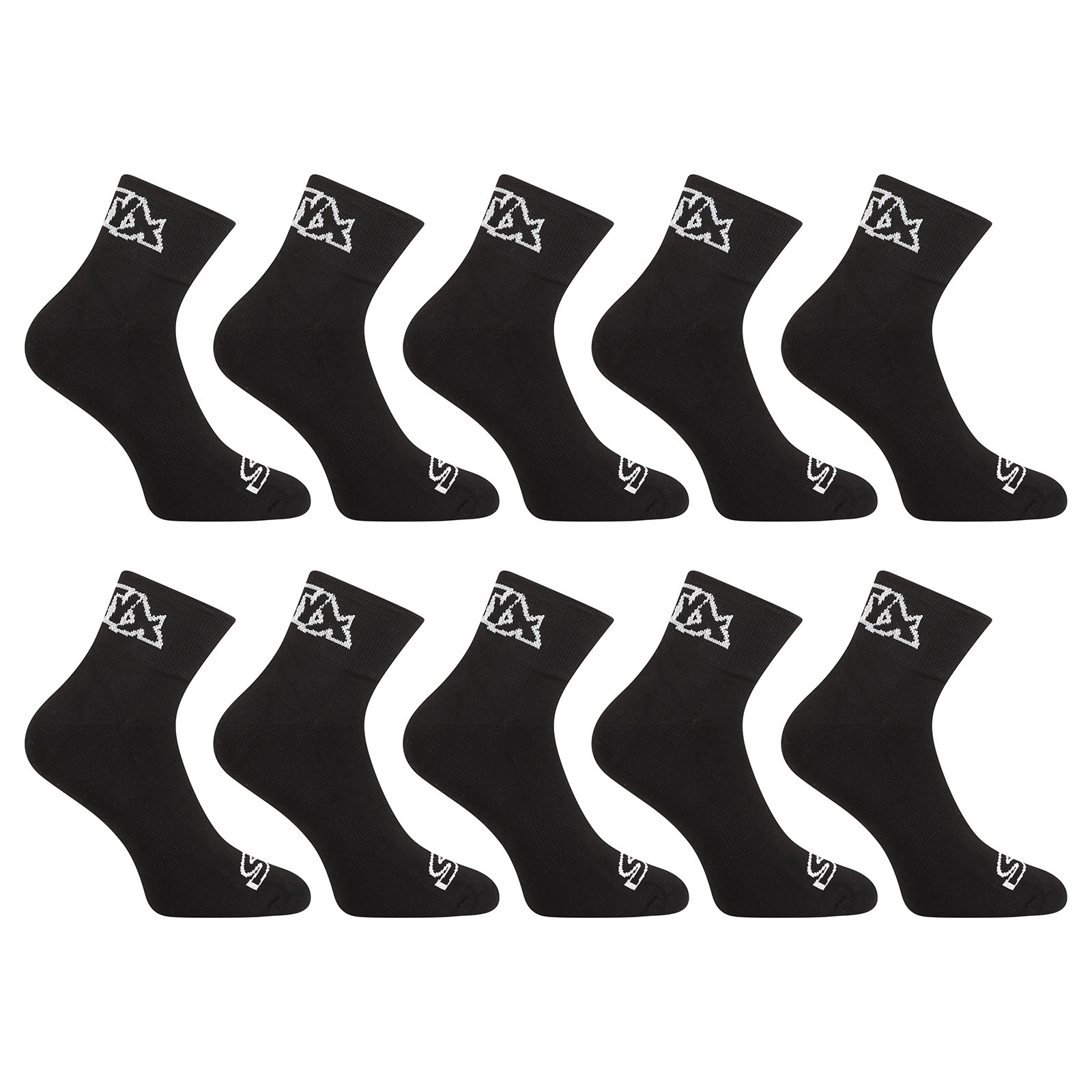 E-shop 10PACK ponožky Styx kotníkové černé