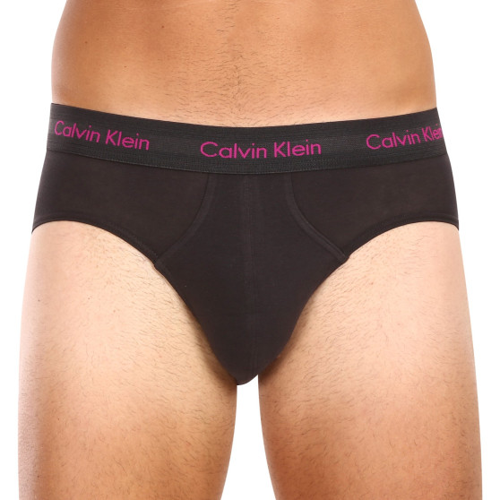 3PACK pánské slipy Calvin Klein černé (U2661G-H50)