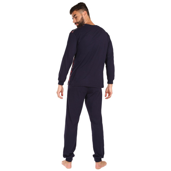 Pánské pyžamo Foltýn nadrozměr tmavě modré (FPDN17)
