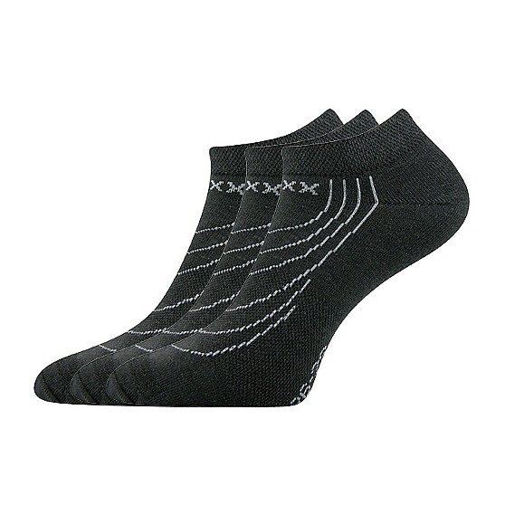 3PACK ponožky VoXX šedé (Rex 02)