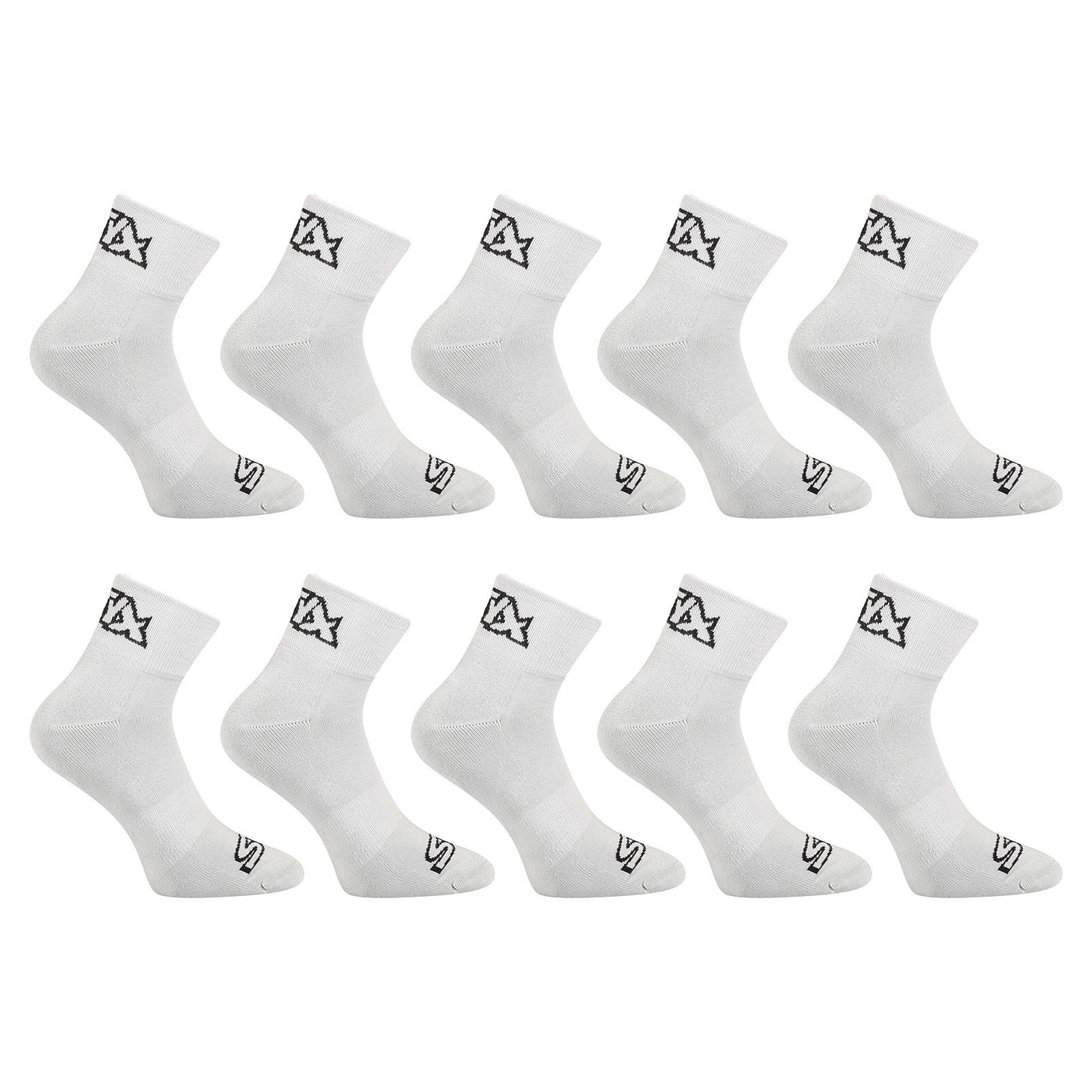 E-shop 10PACK ponožky Styx kotníkové šedé