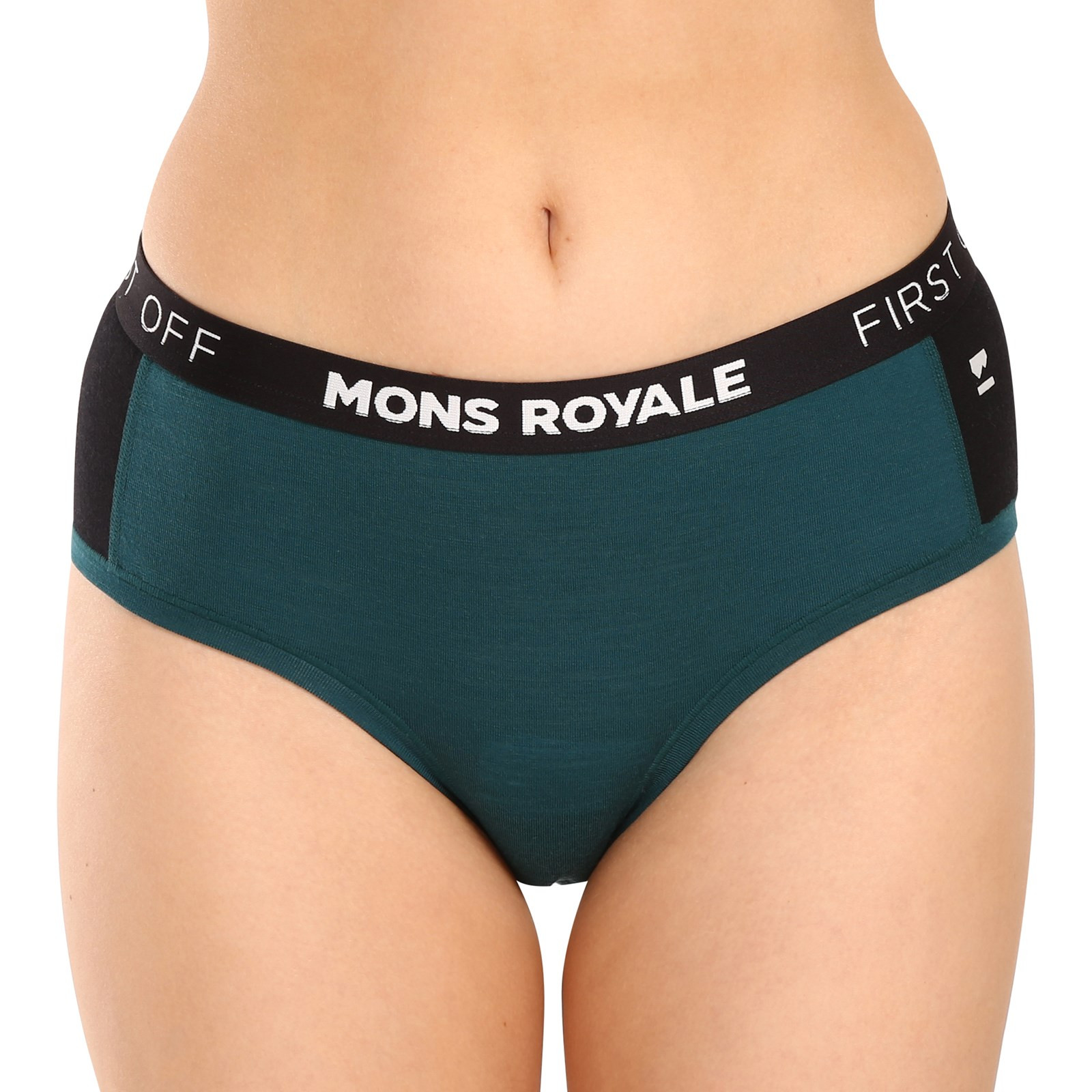 E-shop Dámské kalhotky Mons Royale merino zelené