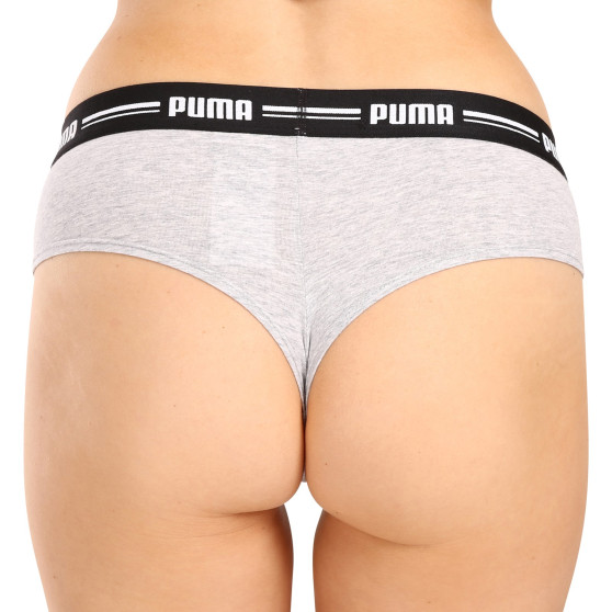 2PACK dámské kalhotky brazilky Puma šedé (603043001 328)