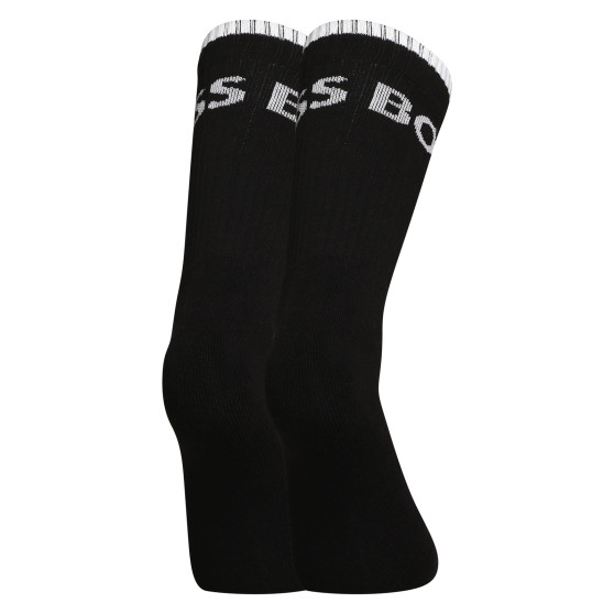 6PACK ponožky Hugo Boss vysoké černé (50510168 001)