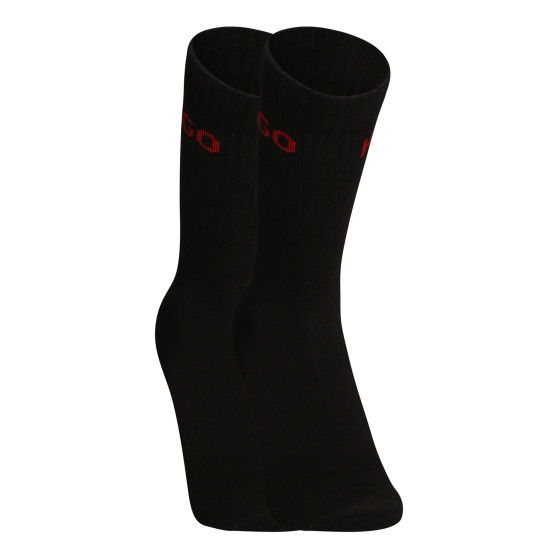 6PACK ponožky HUGO vysoké černé (50510187 001)