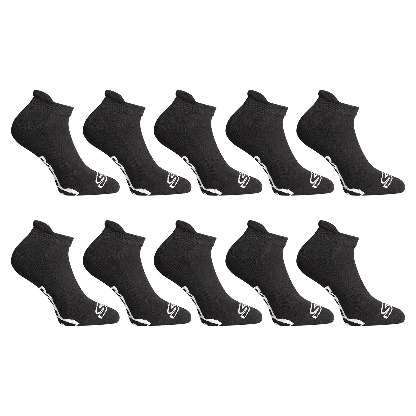 E-shop 10PACK ponožky Styx nízké černé