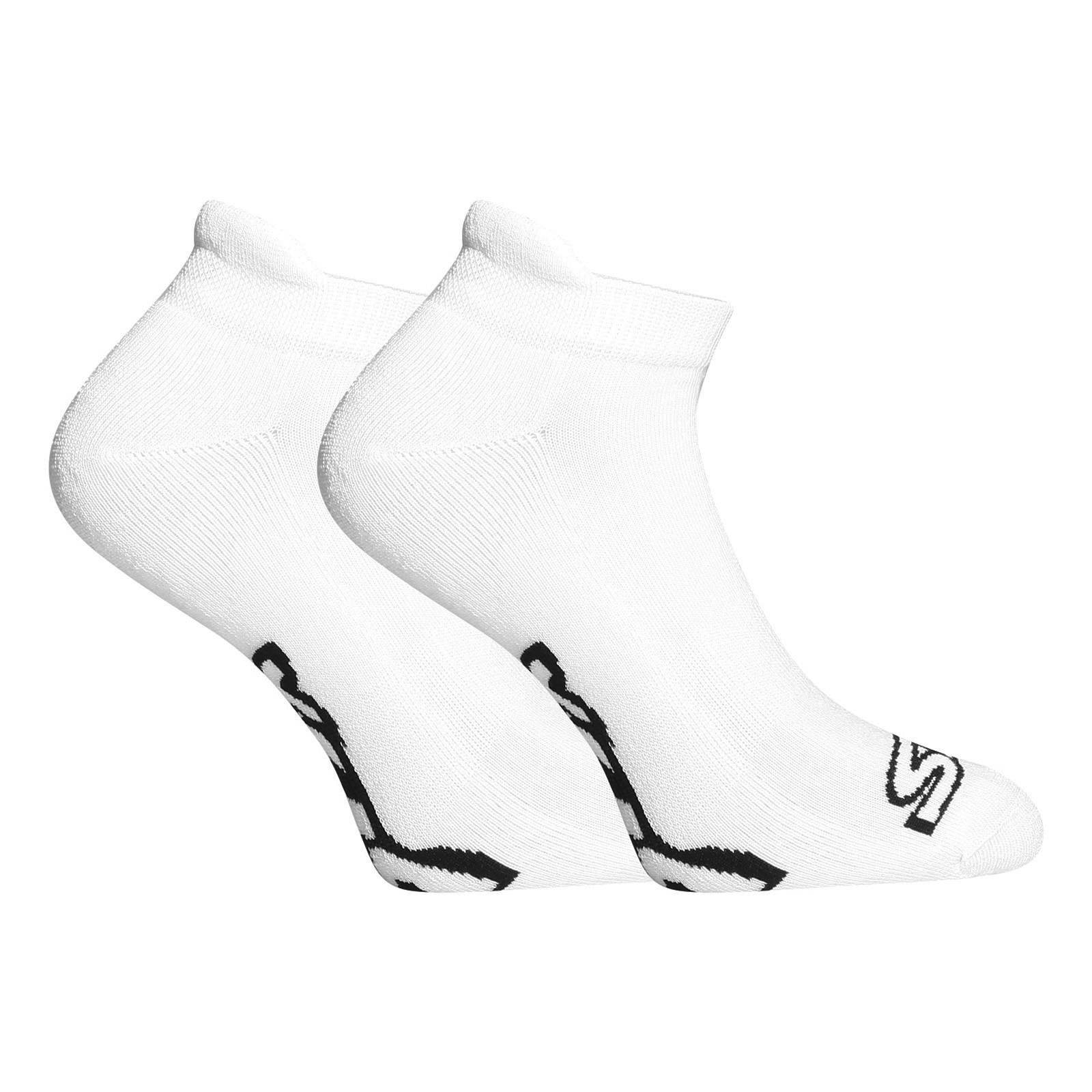 E-shop Ponožky Styx nízké bílé s černým logem
