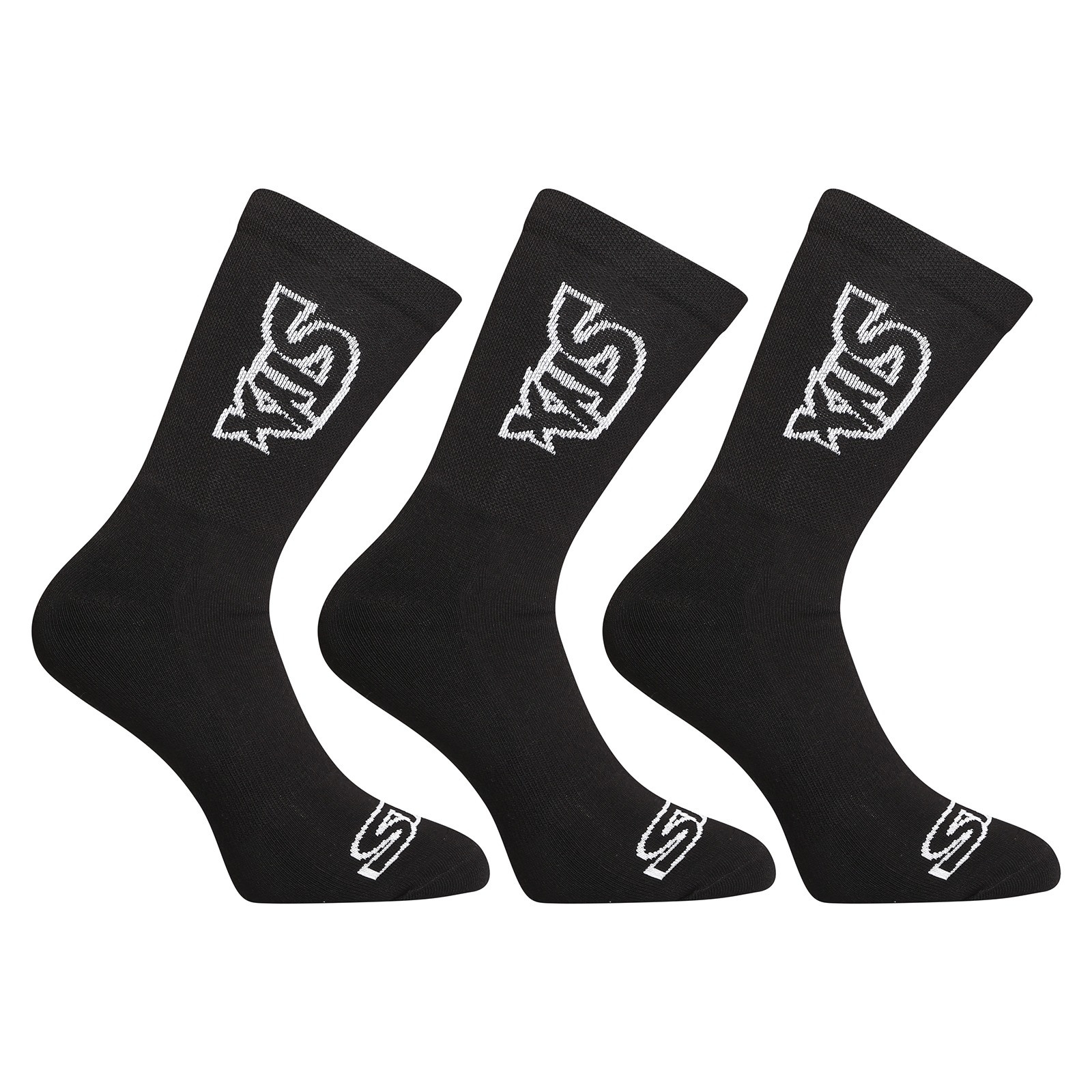 E-shop 3PACK ponožky Styx vysoké černé