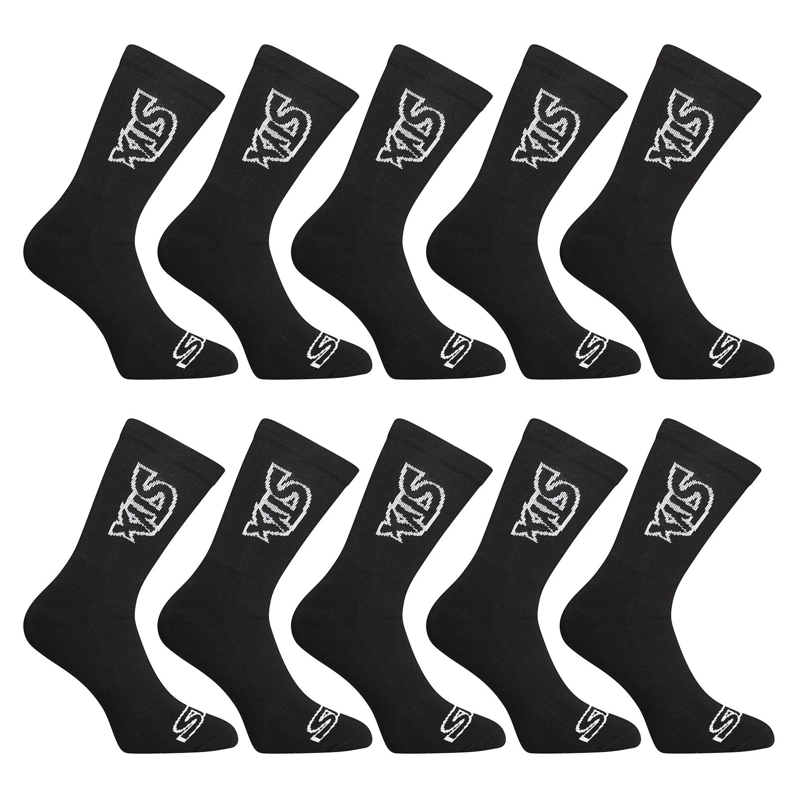 E-shop 10PACK ponožky Styx vysoké černé