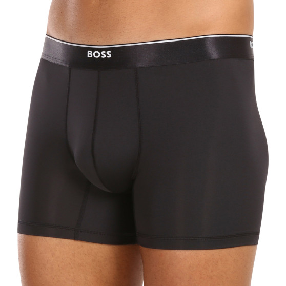 3PACK pánské boxerky Hugo Boss černé (50482111 001)