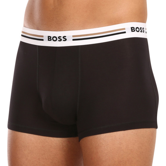 3PACK pánské boxerky Hugo Boss černé (50492200 001)