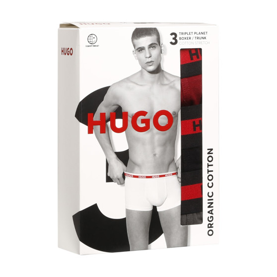 3PACK pánské boxerky Hugo Boss vícebarevné (50503083 024)