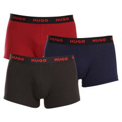 3PACK pánské boxerky Hugo Boss vícebarevné (50469766 413)