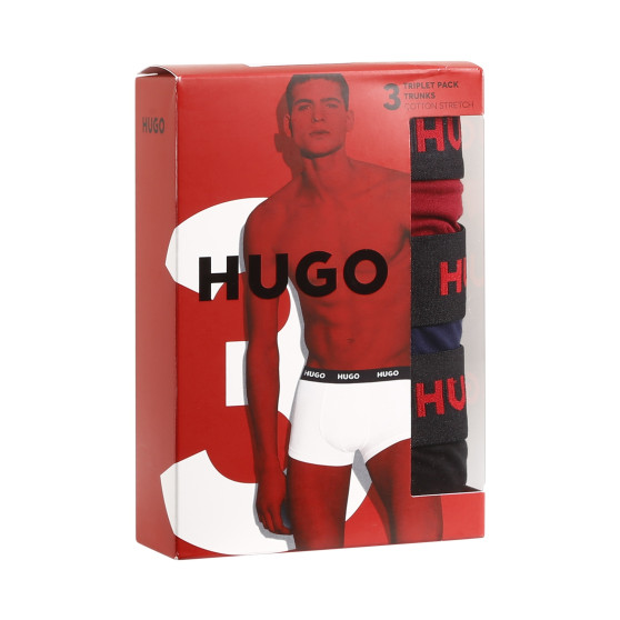 3PACK pánské boxerky HUGO vícebarevné (50469766 413)