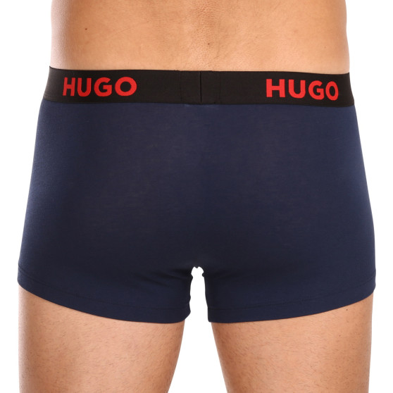 3PACK pánské boxerky Hugo Boss vícebarevné (50496723 406)
