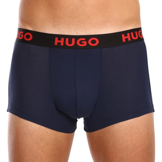 3PACK pánské boxerky Hugo Boss vícebarevné (50496723 406)