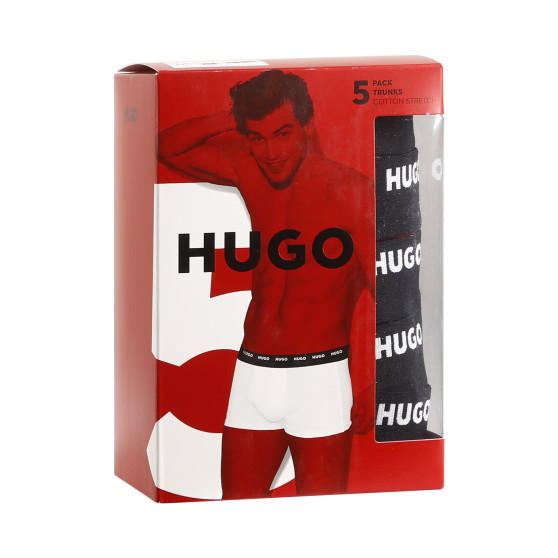 5PACK pánské boxerky HUGO vícebarevné (50479944 996)