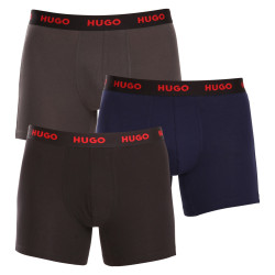 3PACK pánské boxerky Hugo Boss vícebarevné (50503079 413)