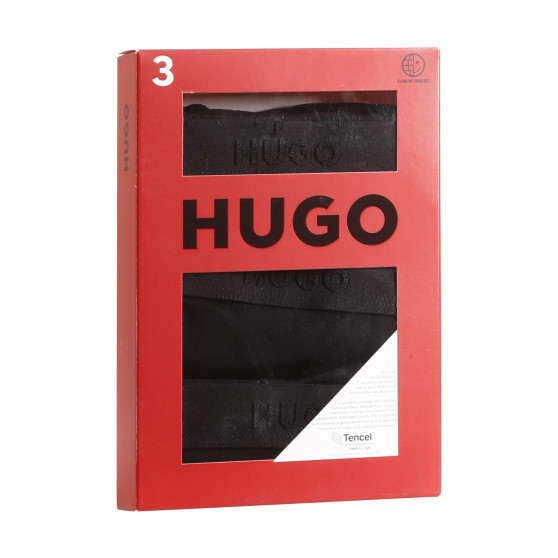 3PACK dámské kalhotky Hugo Boss černé (50496895 001)