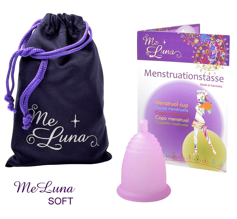 E-shop Menstruační kalíšek Me Luna Soft S s kuličkou růžová