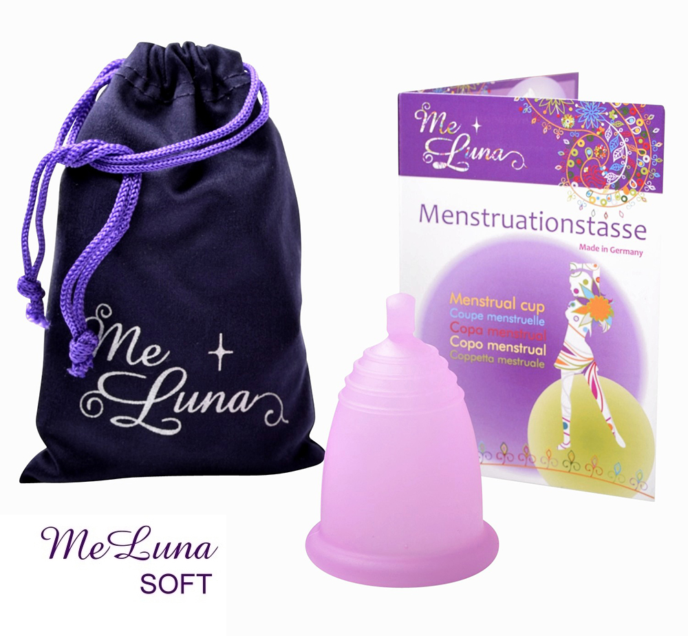 E-shop Menstruační kalíšek Me Luna Soft XL s kuličkou růžová
