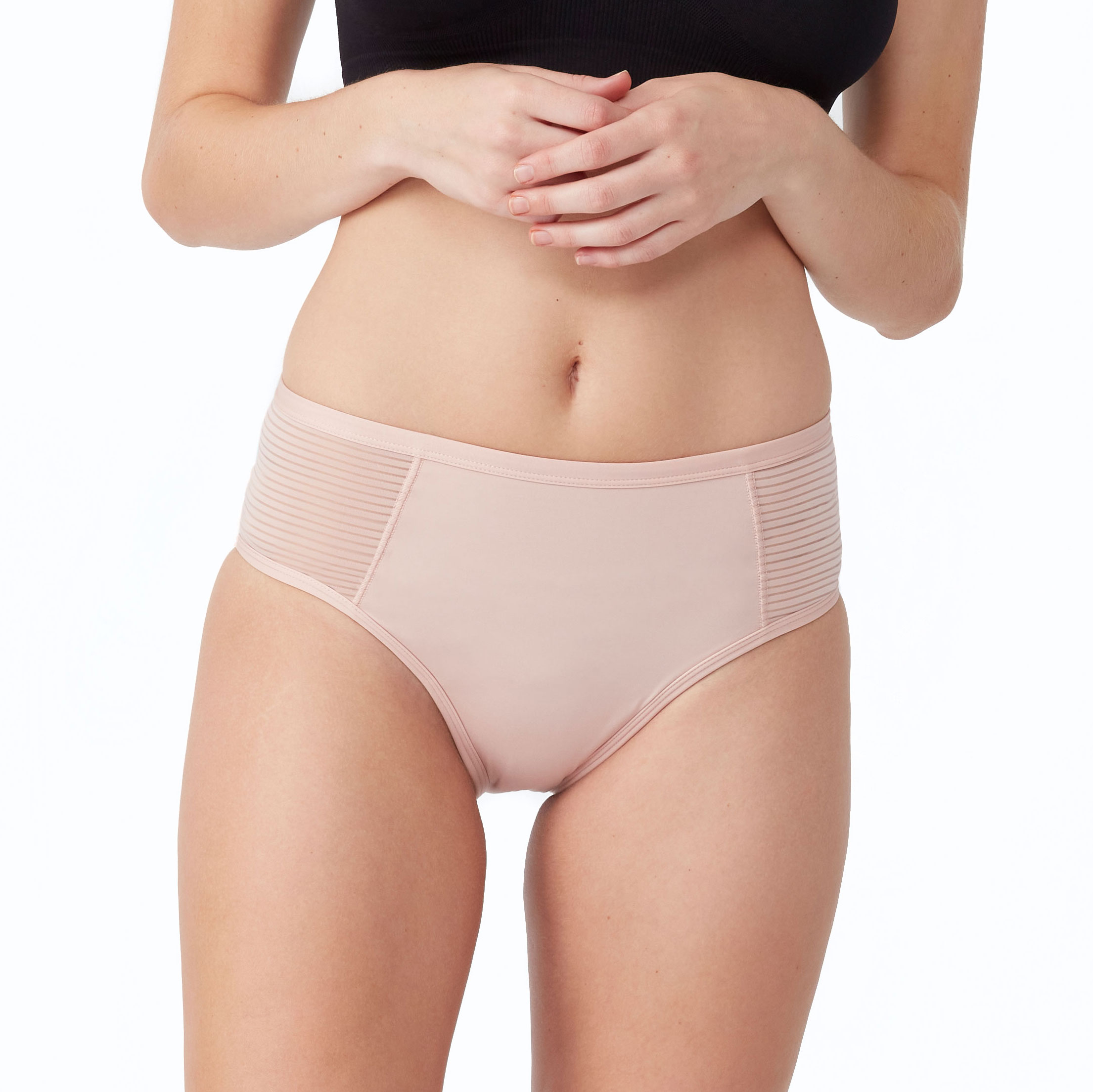 E-shop Menstruační kalhotky Love Luna LUXE Midi Putty Pink