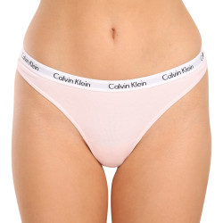 Dámská tanga Calvin Klein růžová (D1617A-2NT)